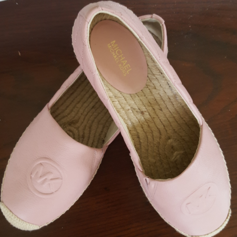 Michael Kors pink espadrilles